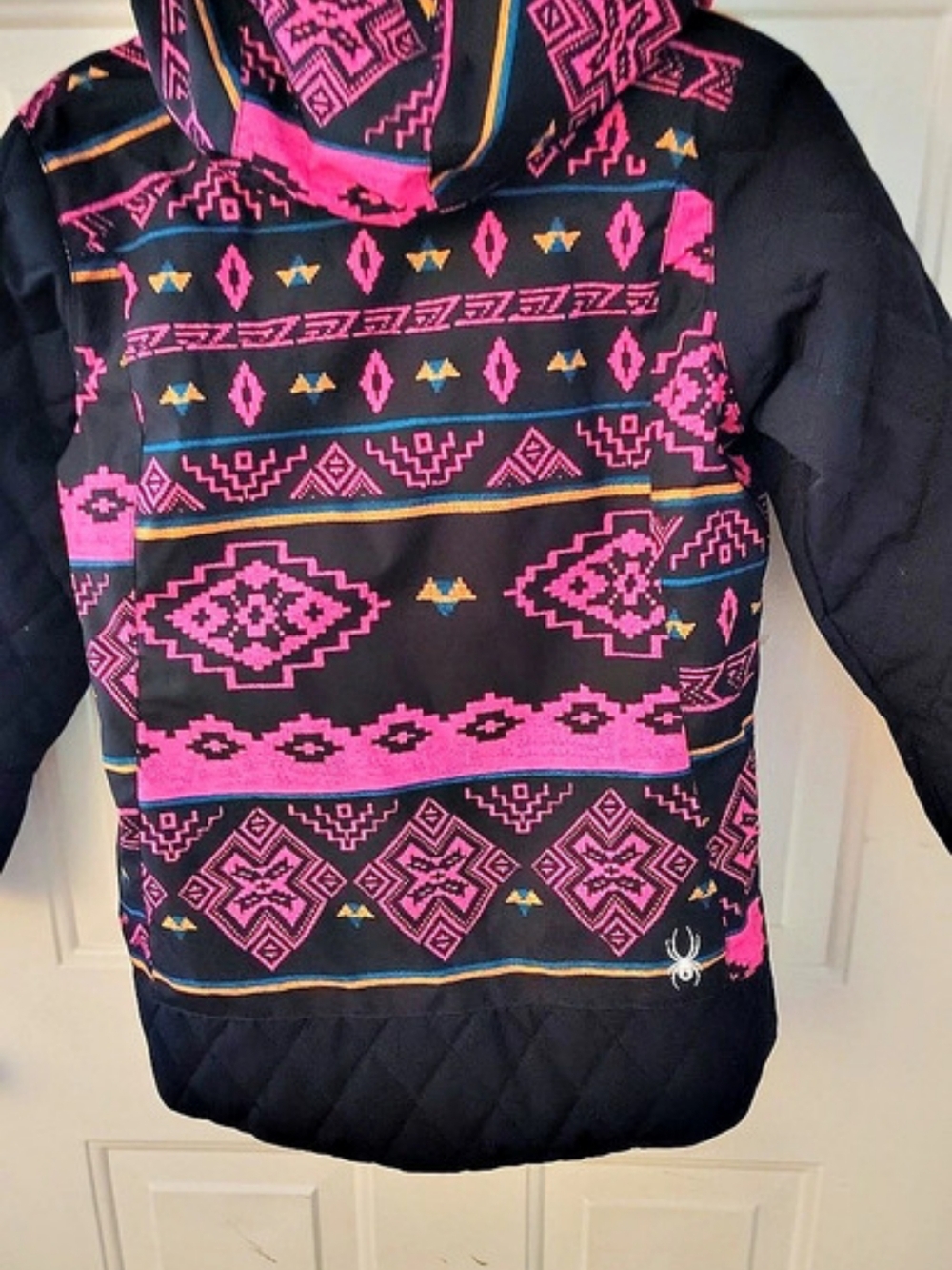 Spyder Women's Geometric Ski Jacket Size 10 Like New